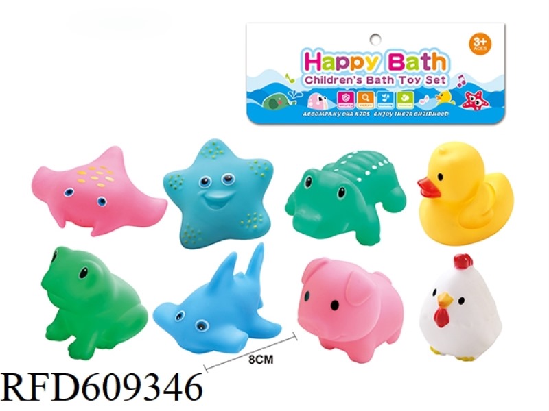 ENVIRONMENTAL WHISTLE ANIMAL EIGHT PACK