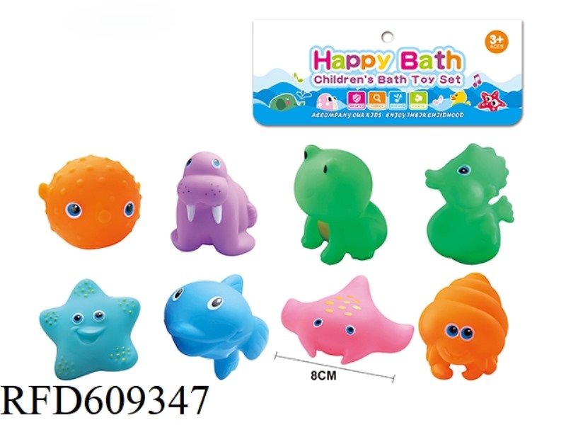 ENVIRONMENTAL WHISTLE ANIMAL EIGHT PACK