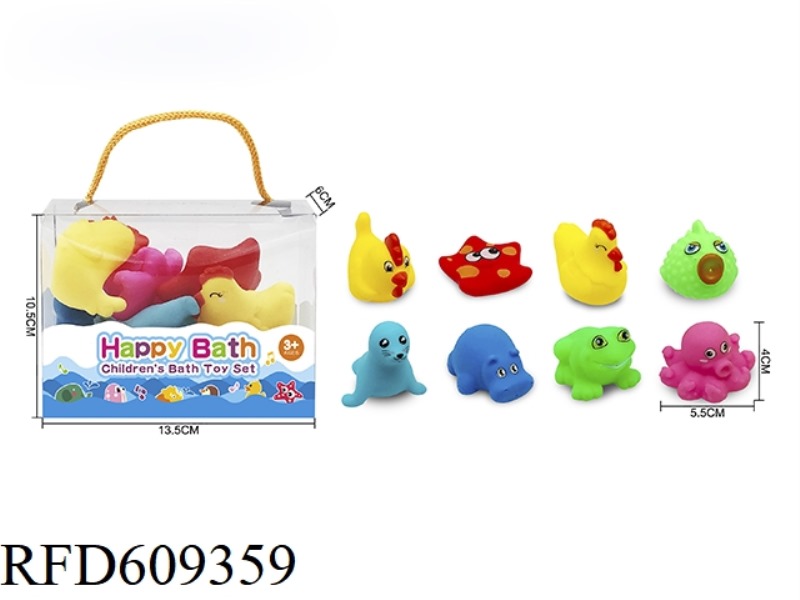 ENVIRONMENTAL WHISTLE ANIMAL EIGHT PACK