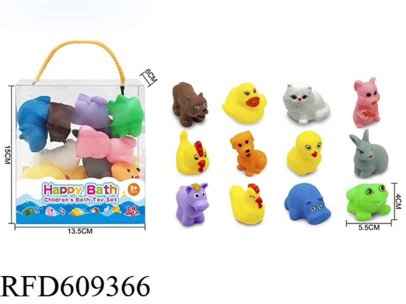 ENVIRONMENTAL WHISTLE ANIMAL TWELVE PACK