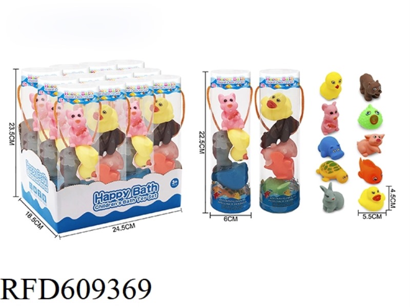 ENVIRONMENTAL WHISTLE ANIMAL FIVE PACK 12PCS