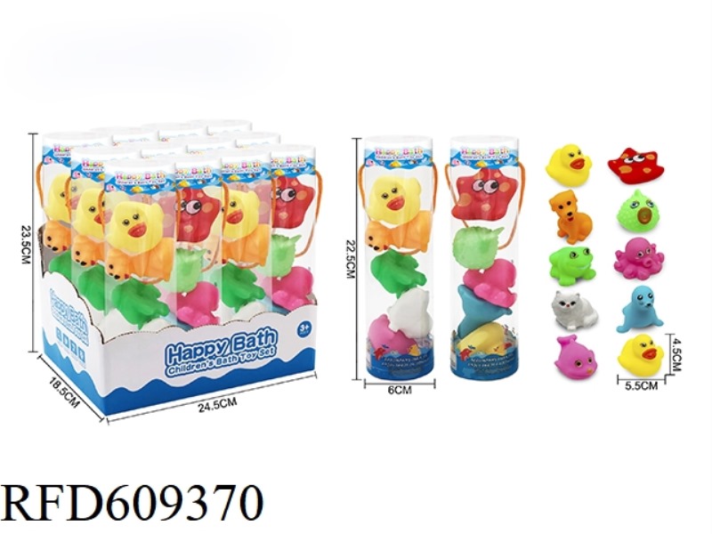 ENVIRONMENTAL WHISTLE ANIMAL FIVE PACK 12PCS