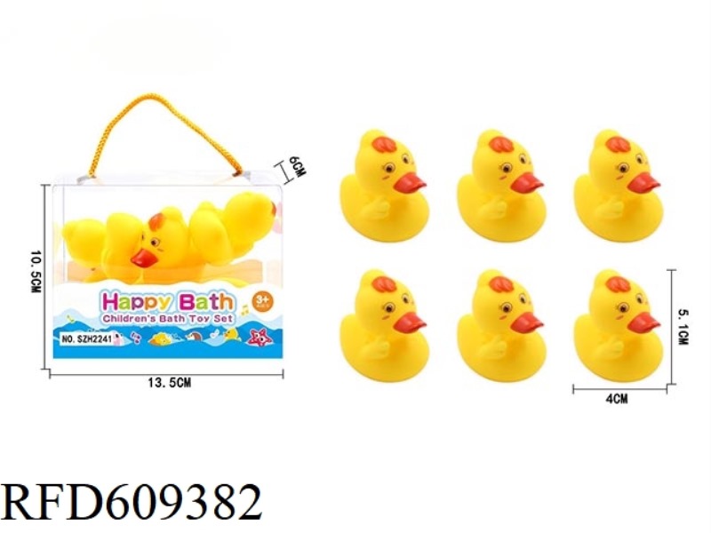 6CM ECO-BILLED DUCK FOR SIX