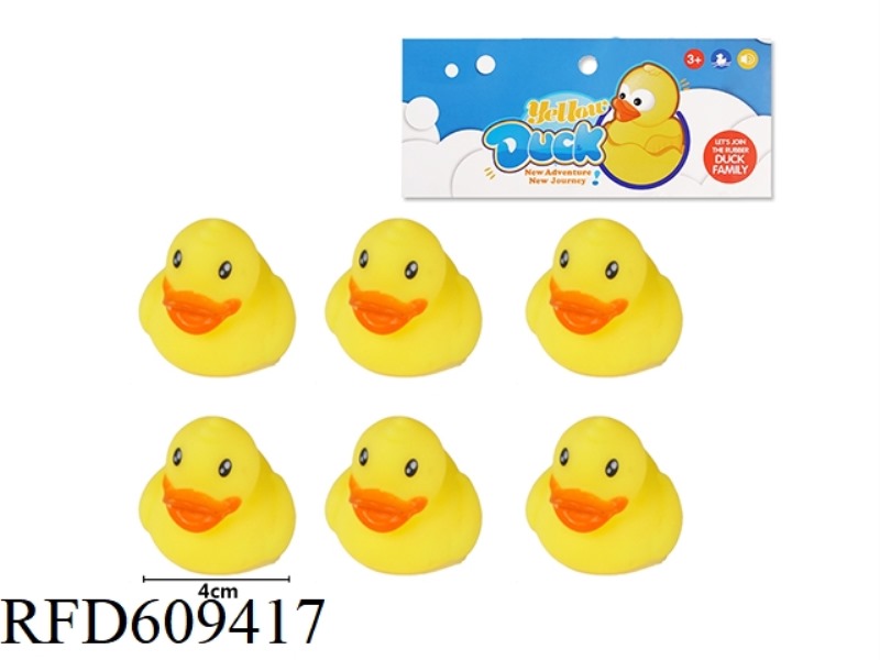 4CM FLAT BILL DUCK SIX