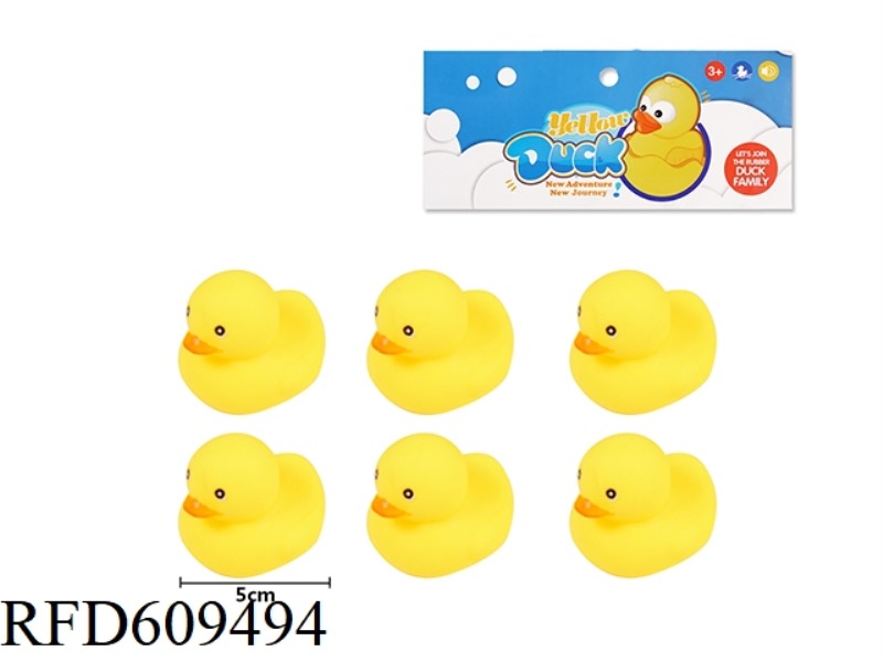 5CM YELLOW DUCK SIX