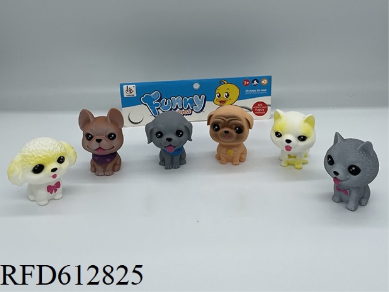 SIX PUPPIES