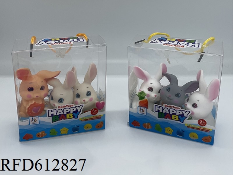 SIX WHITE RABBITS