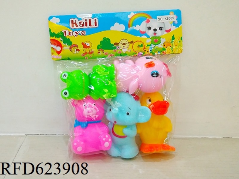MOLDED FIVE ANIMALS