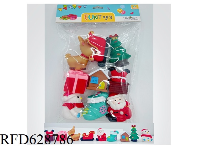 VINYL CHRISTMAS SANTA CLAUS