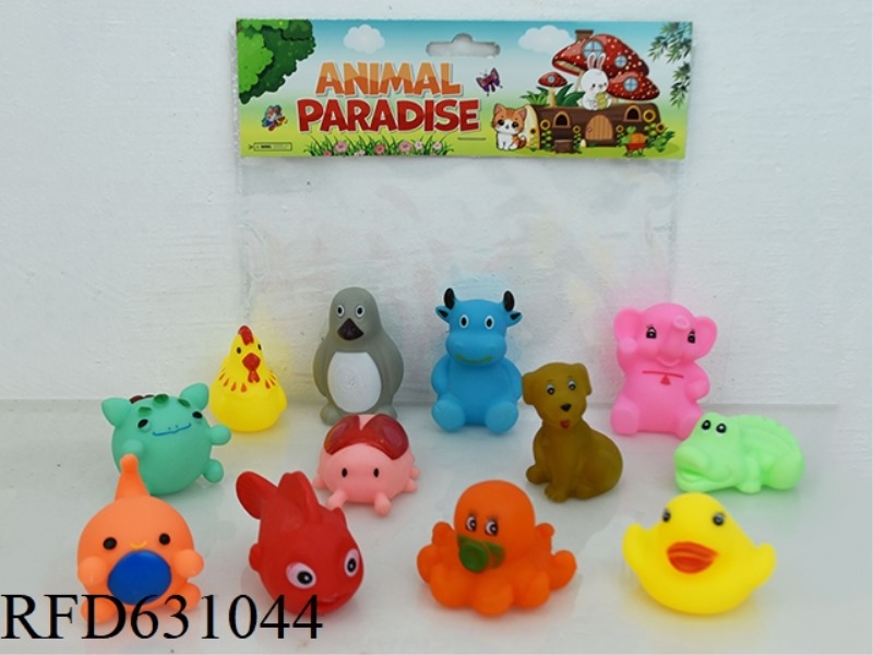 12 GLUE SPLASHING WATER ANIMALS