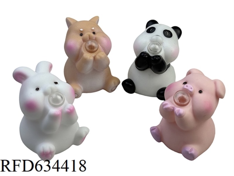 RUBBISH SPITTING BUBBLES, SMALL ANIMALS
