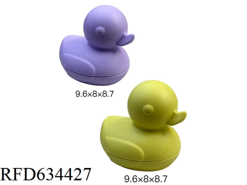 10CM BATHROOM WATER PLAY SILICONE DUCK