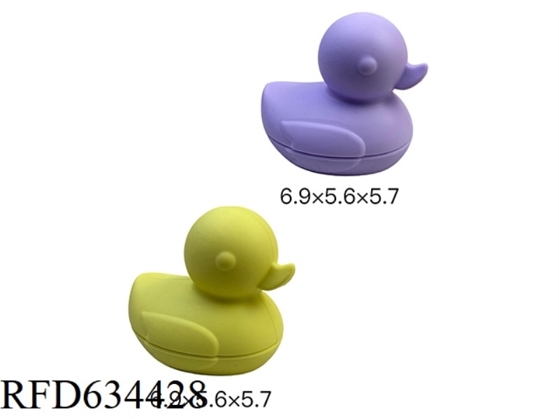 7CM BATHROOM WATER PLAY SILICONE DUCK