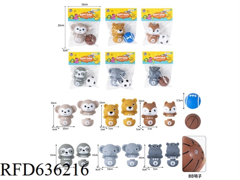 BOWLING JENGA ANIMAL 1+ BALL 1