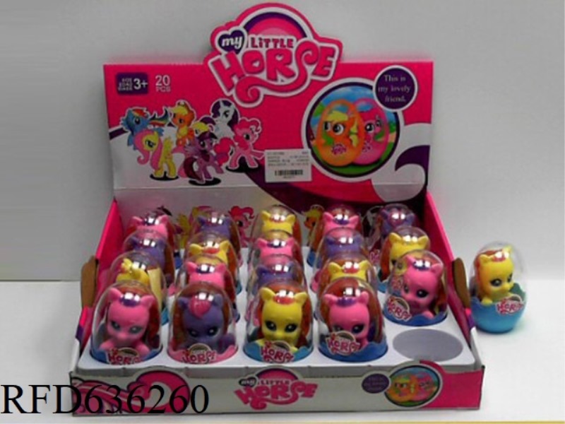 EGG MOUNTED HORSE (20PCS)