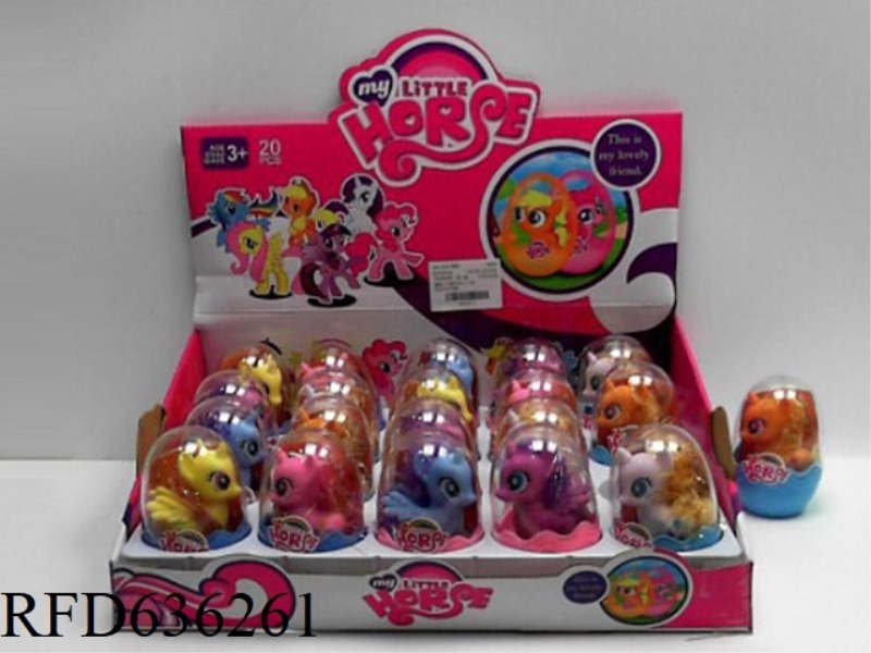 EGG PONY STICKER (20PCS)