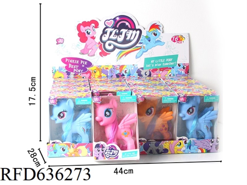 16PCS 5 INCH CLOSED HORSE