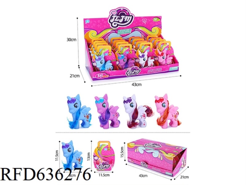 UNICORN HORSE 16PCS