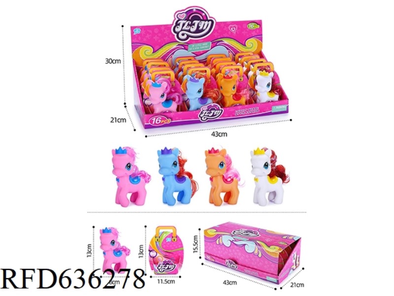 CROWN HORSE 16PCS