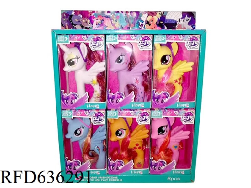 PONY 5 INCHES OPEN 6 PIECES/BOX