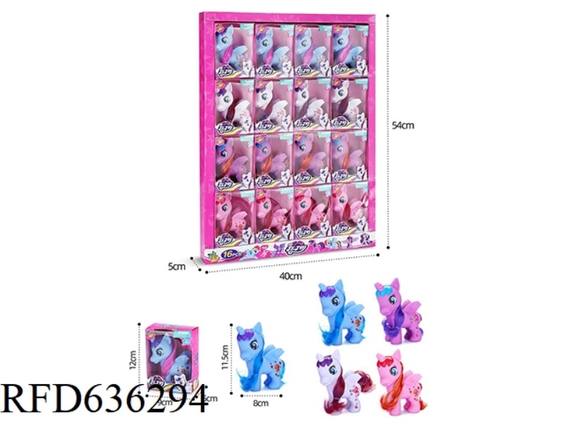 UNICORN HORSE 16PCS