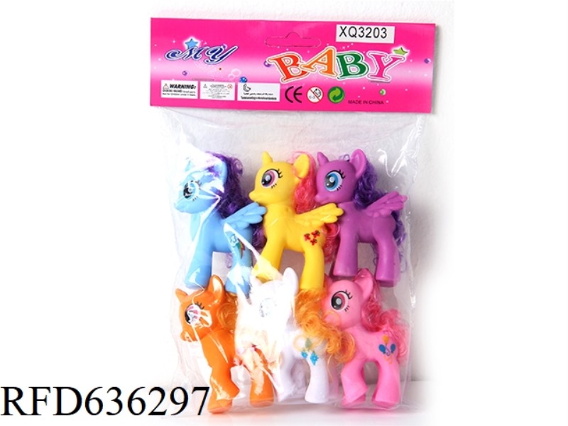 NO. 4 PONIES 6 PACK/BAG