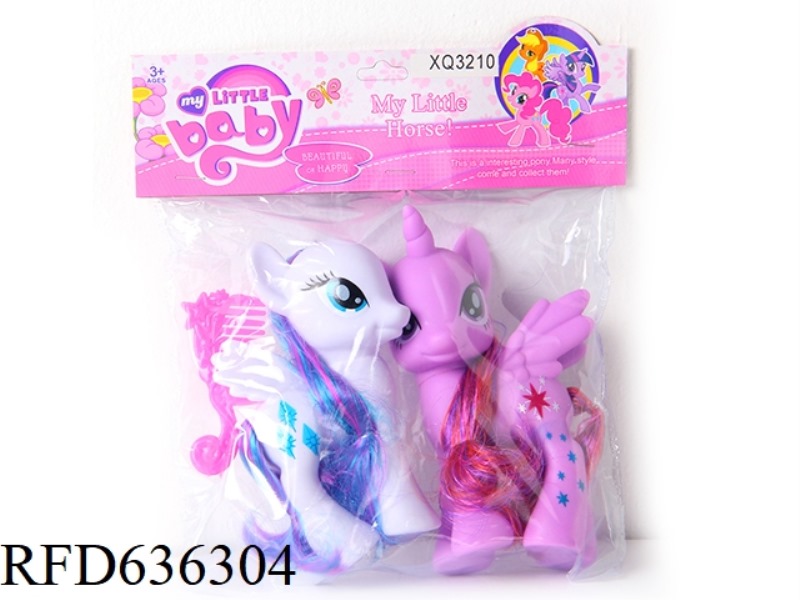 2 HORSES + COMB