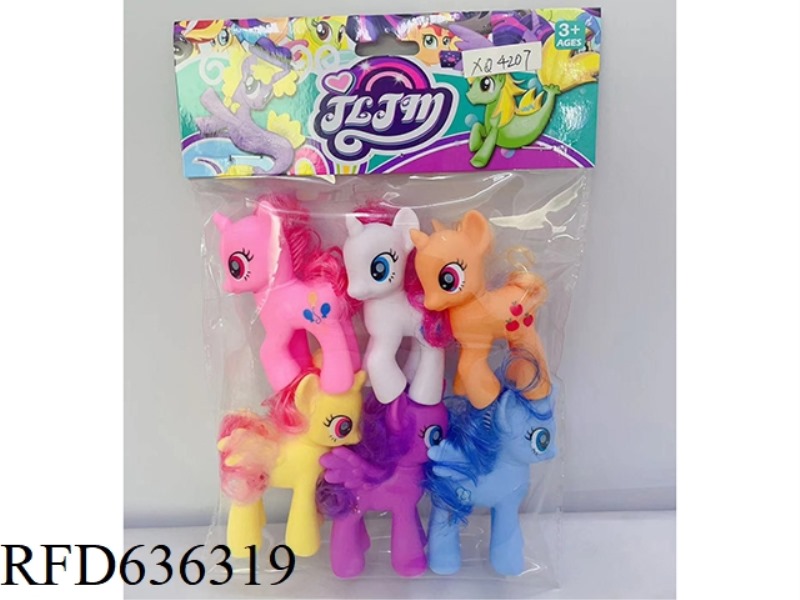 SIX HORSES