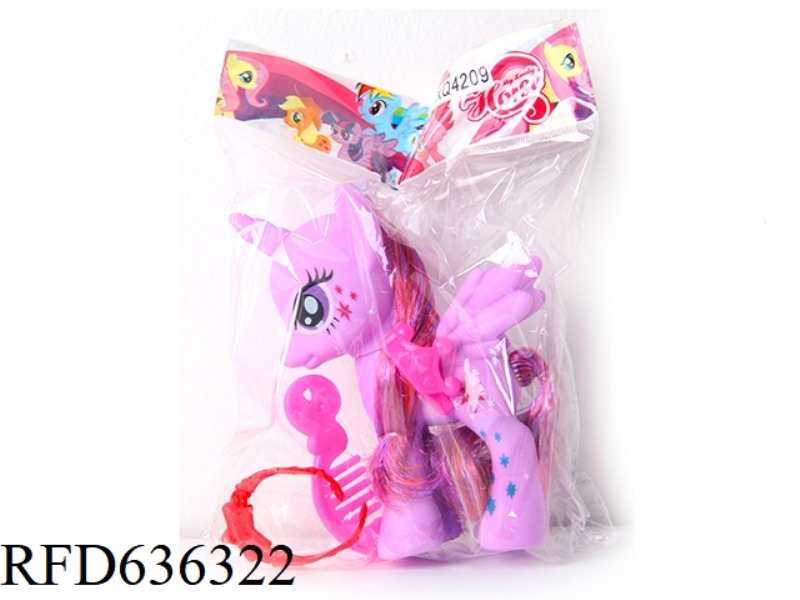 HORSE + COMB + CLIP + CROWN