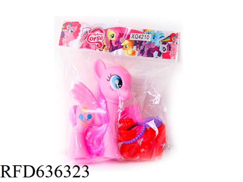 HORSE + COMB + NECKLACE + SHOES WITH STRAP