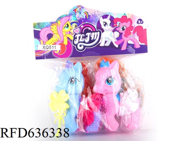 CROWN HORSE 2 + SKIRT + COMB
