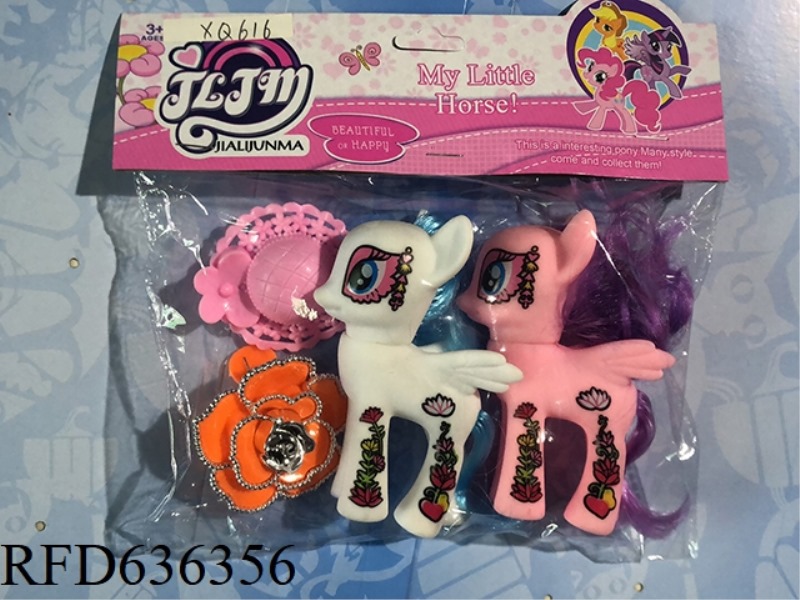 PATTERN HORSE 2 + CLIP + HAT