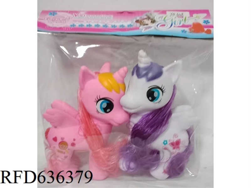 LARGE UNICORN 2 PIECES + LIGHTING MUSIC