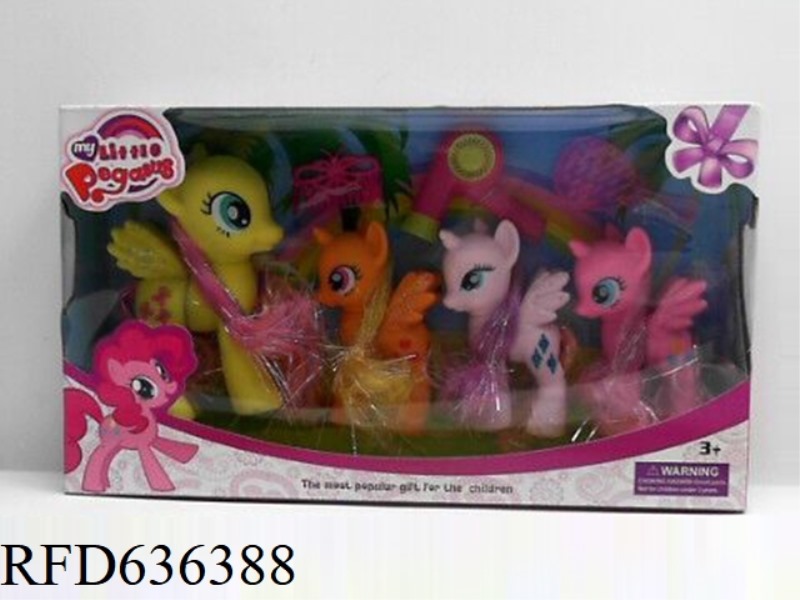 FOUR HORSES + BLOWER + COMB,