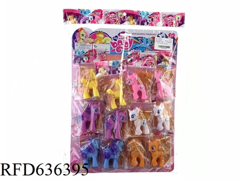 PONY NUMBER FOUR + STICKER 12PCS