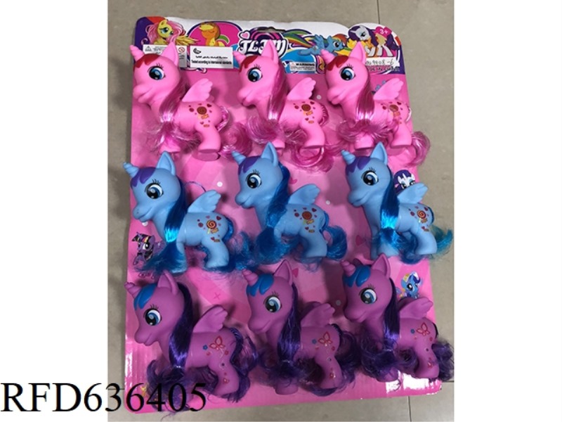 UNICORN HORSE 9PCS