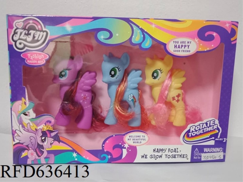 PONY POLLY THREE HORSES
