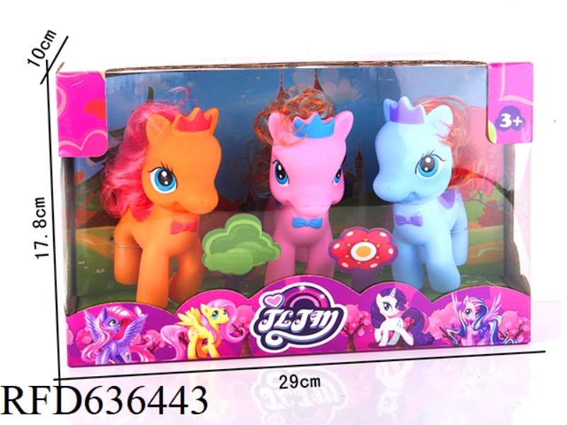 3 CROWN HORSES