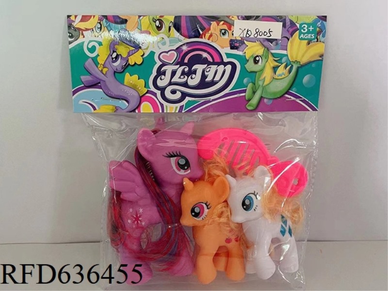 1 FOR 3RD HORSE + 2 FOR 4TH HORSE + COMBS