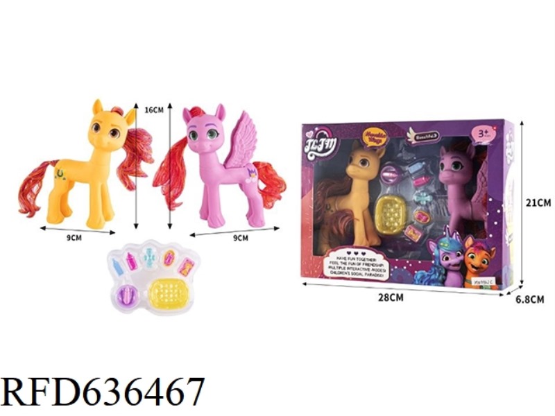 188 FAIRY CUTE HORSE BIG (MIXED) 2 + BLISTER