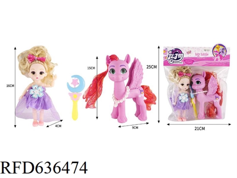 188 FAIRY CUTE HORSE BIG 1 (MIXED) +6 