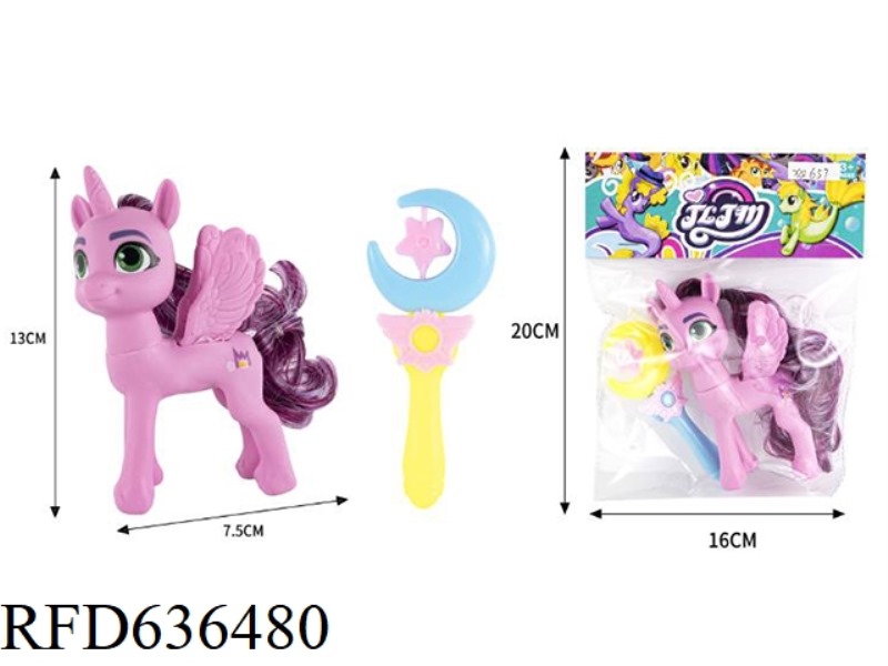 188 FAIRY CUTE HORSE SMALL 1 (MIXED) + MOON STICK