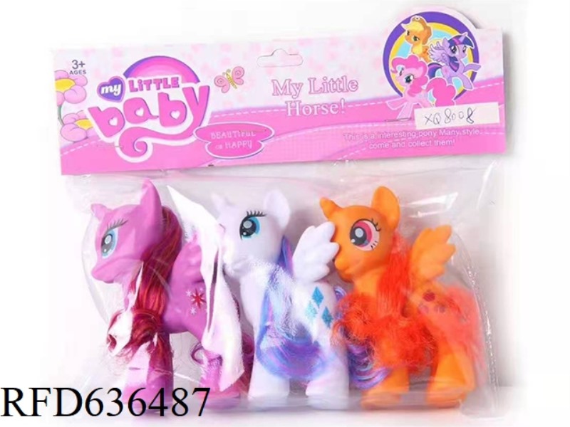 THREE PONIES IN THREE