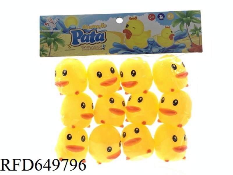 BATH BATH RUBBER PINCH CALLED ROUND DUCK 12