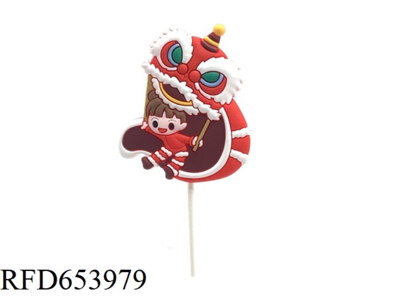 SOFT RUBBER-LION DANCE GIRL