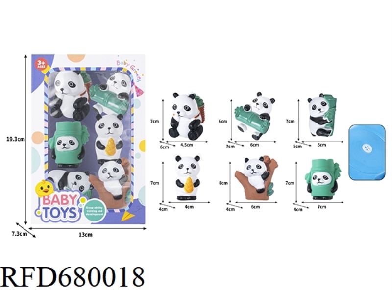 RUBBER-LINED PUZZLE SIMULATION PANDA