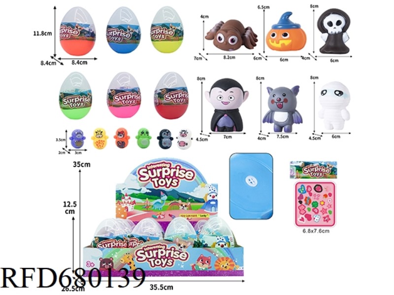 VINYL PUZZLE SIMULATION OF HALLOWEEN AND EASTER