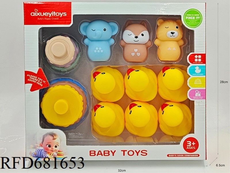 DIEDIELE VINYL SOFT YELLOW DUCK BOXED
