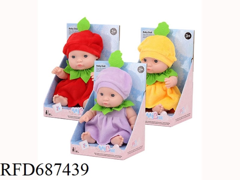 8-INCH SEAT DOLL VINYL (MIXED COLOR)