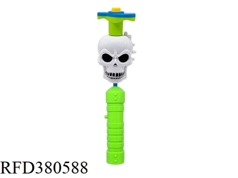 SKULL HEAD LIGHT MUSIC ELECTRIC GYRO STICK